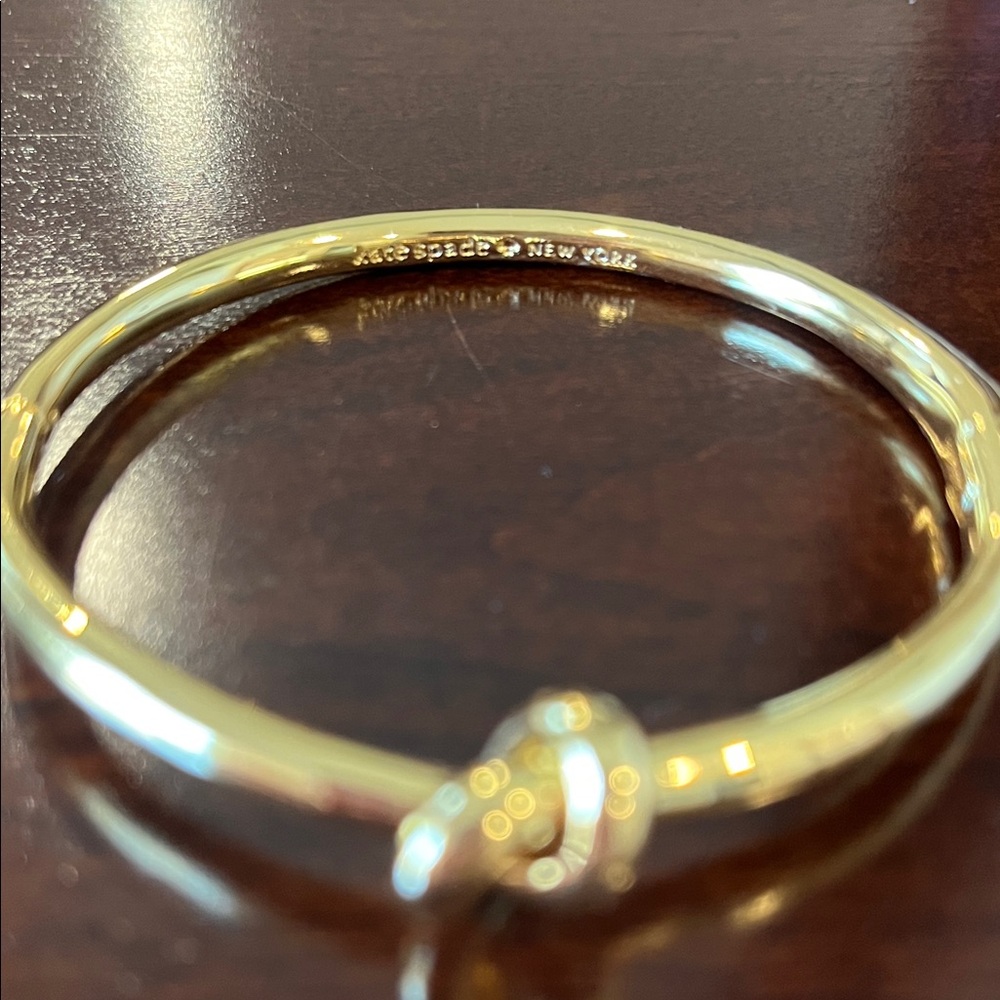 kate spade Gold Knot Bangle Bracelet - Picture 2 of 5